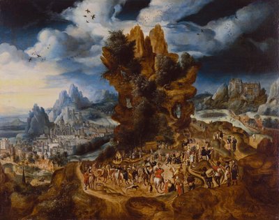 Der Weg nach Golgatha von Herri met de Bles